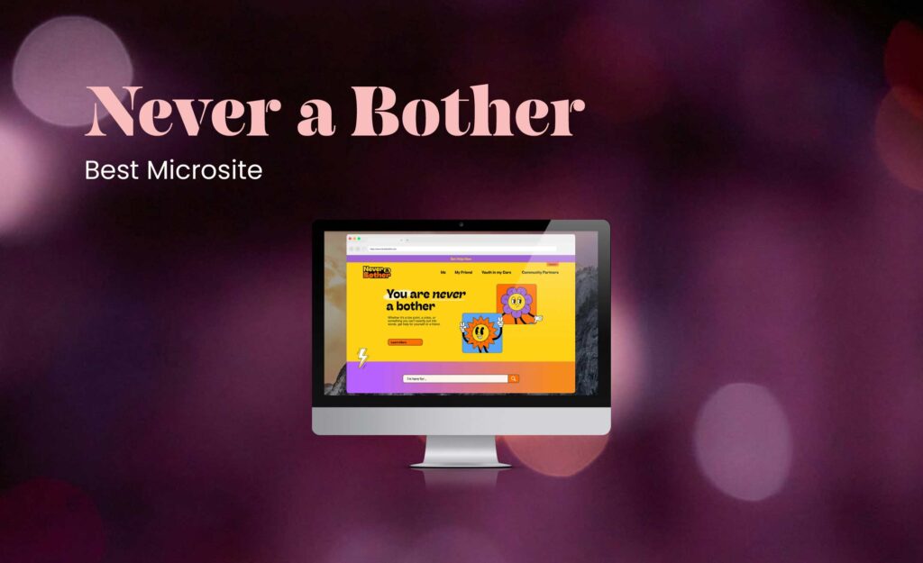 Never a Bother Award Winner